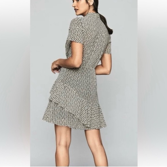 Reiss NWT | Paris Chiffon Ruffle Mini Dress 2 - Picture 3 of 12